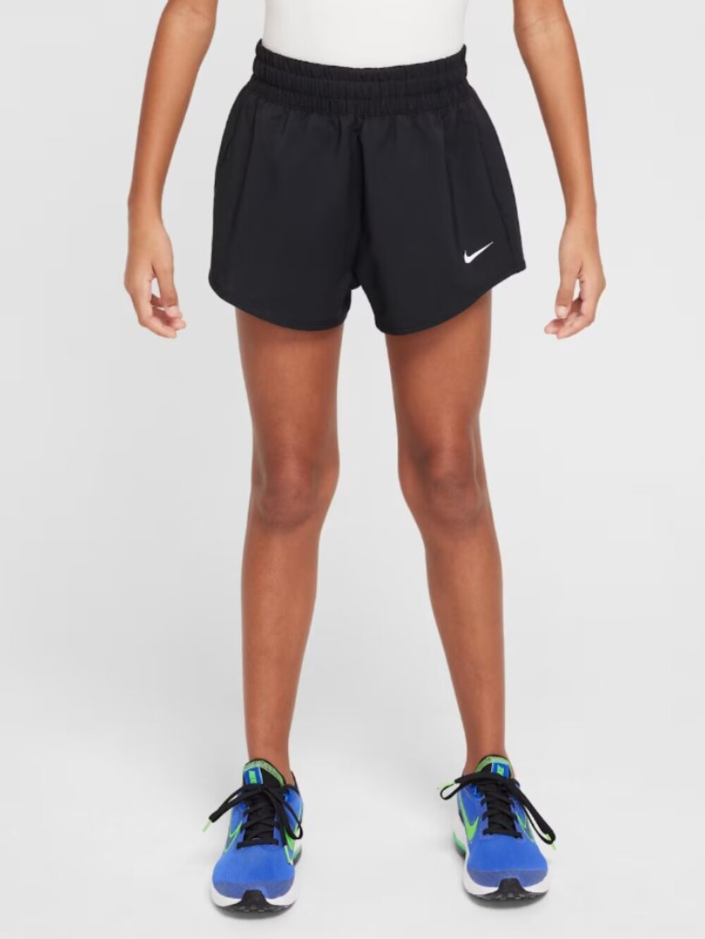 Nike Training Shorts Girls XL Black Elastic Waistband Loose Athletic Fit
